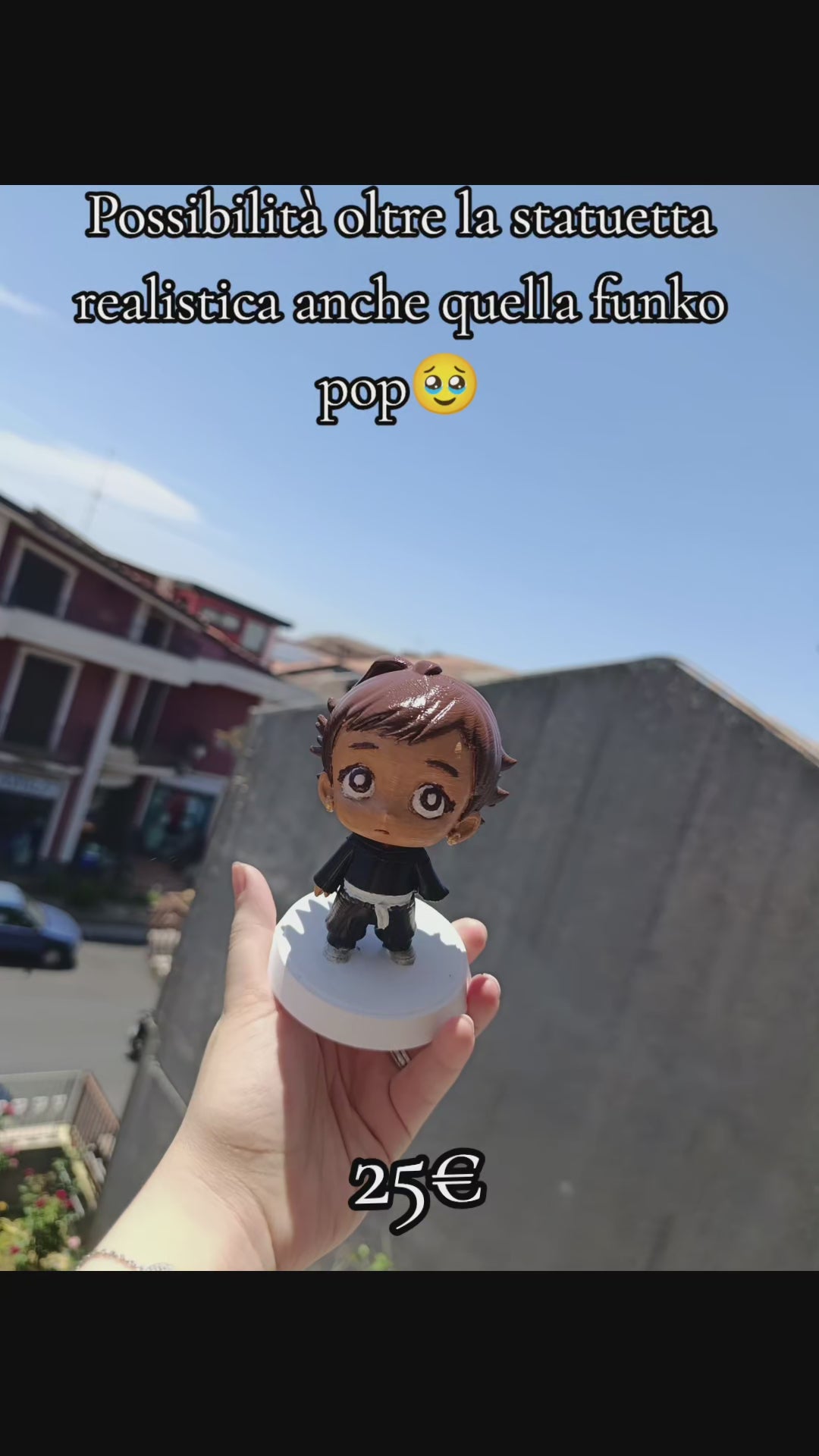 Statuette 3D realistica e Funko pop