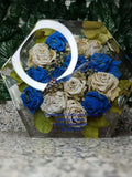 Bouquet inglobato in resina grande