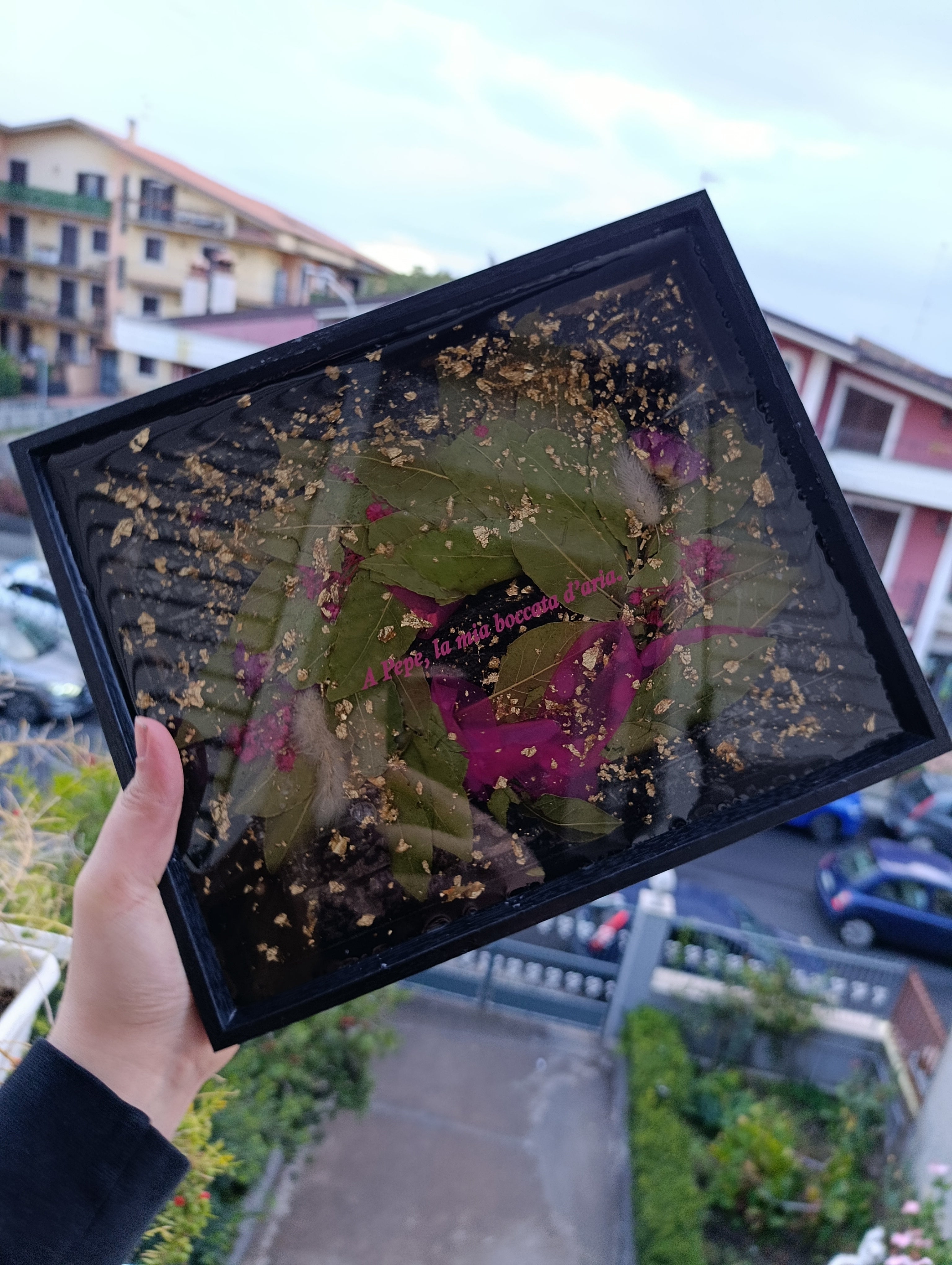 Quadretto ricordo per coroncine o polsiere